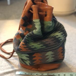 COPY - Vintage bucket bag drawstring backpack